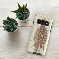 Image 2 of Antique Anatomical Drawing Spine Musculature Tough case for Samsung®