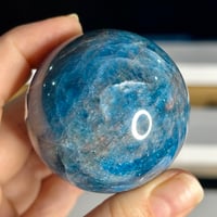 Image 3 of Blue Apatite Sphere (22A)