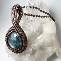 Image 2 of Kyanite and Copper Pendant