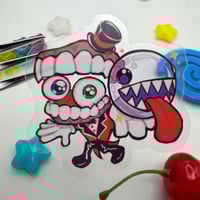 Image 3 of caine clear sticker