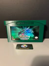 Custom 3D Printed Nintendo GBA Pokémon Emerald Version Game Cartridge 