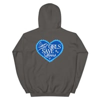 Image 25 of HOT GIRLS HAVE HEART HOODIE - BLUE