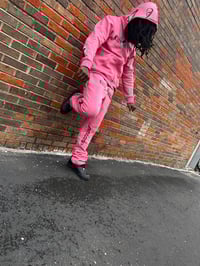 Image 3 of PINK RHINESTONE KW TRACKSUIT