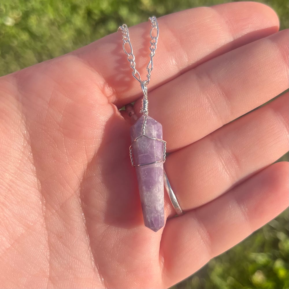 Image of Lepidolite Necklace 