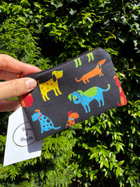 Image 1 of Dog Mini Pouch // Dog Treat Pouch // Soap Bar Pouch // Coin Purse