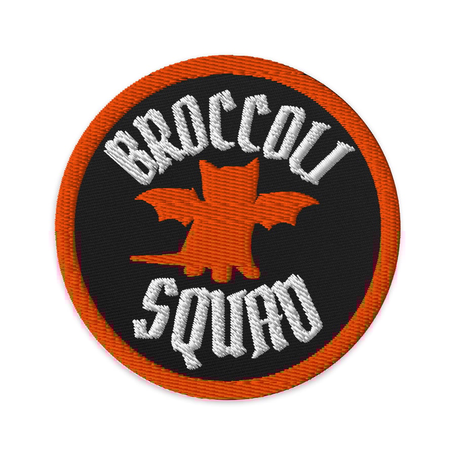 Image of Officially Licensed Fourth wing Broccolli squad Embroidered patches 