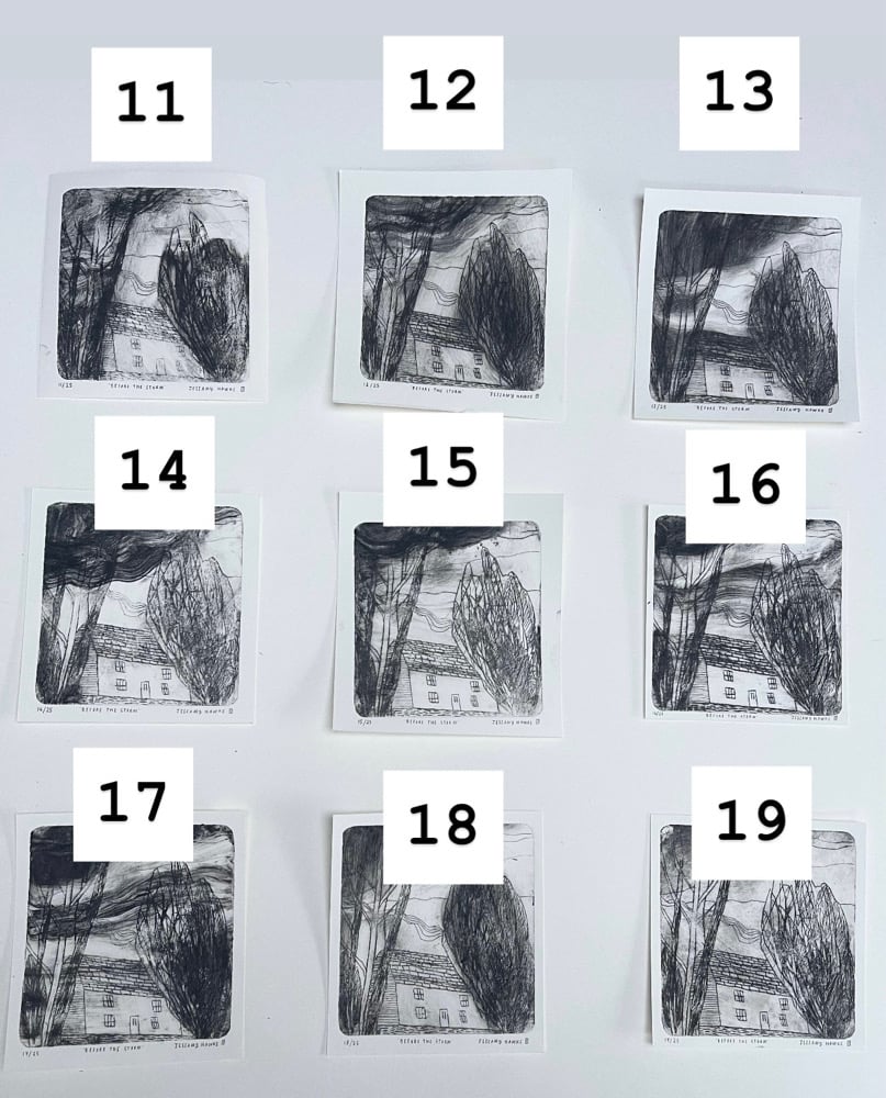 ‘Before the Storm’ Original Drypoint Etching