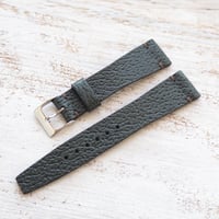 Image 4 of 19mm Corfam Style Pigskin In Racing Green