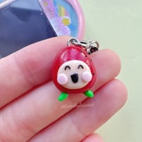 Image 1 of Ichigotchi - Tamagotchi Polymer Clay Charm