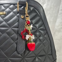 Image 2 of Strawberry Bag Charm