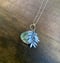 Image of Abstract Fern Moss Agate Draped Botanical Statement Pendant/Necklace (Chain Included)