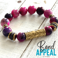 Image 2 of Gold & Fuschia 