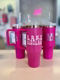 Image 3 of 40 oz. Tumbler with Groovy Script