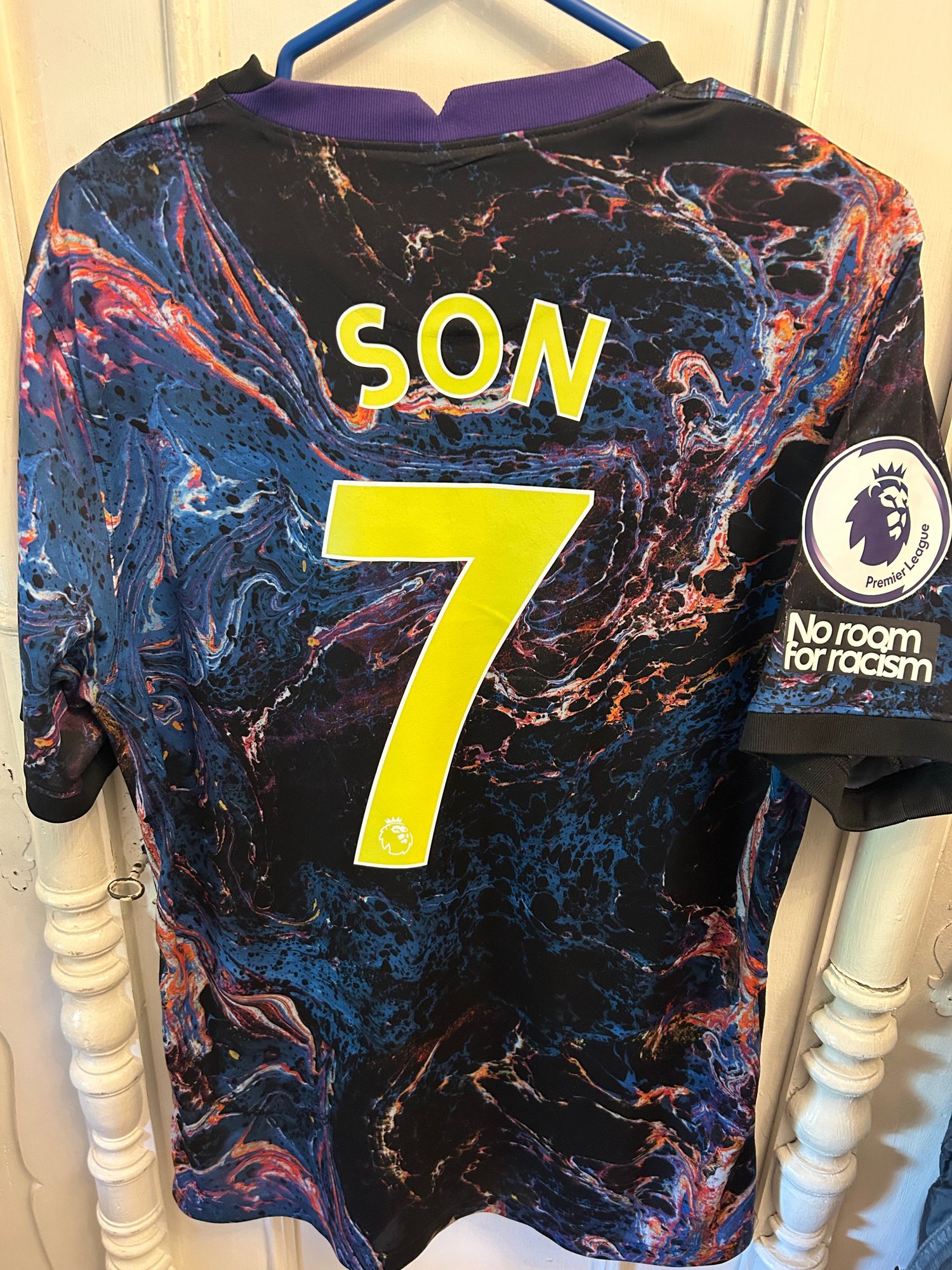 Image of Tottenham Hotspur “SON 7” 2021/22 Away Shirt + PL patches (L)