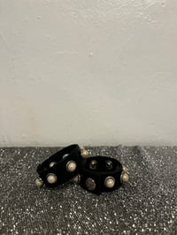 Image 3 of Pearl inlay leather bracelets 