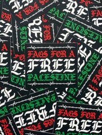 Image 2 of Fags for a Free Palestine Sticker