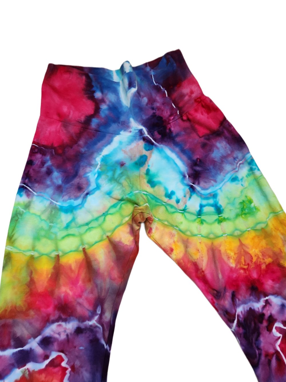 Image of Medium rainbow geode bell bottoms made in usa