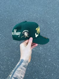 Image 4 of FOREST GREEN GOLD MINNESOTA TWINS CUSTOM FITTED CAP