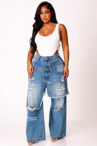 In Distress Denim Pants