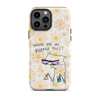 Image 25 of allergy pills Tough Case for iPhone® 