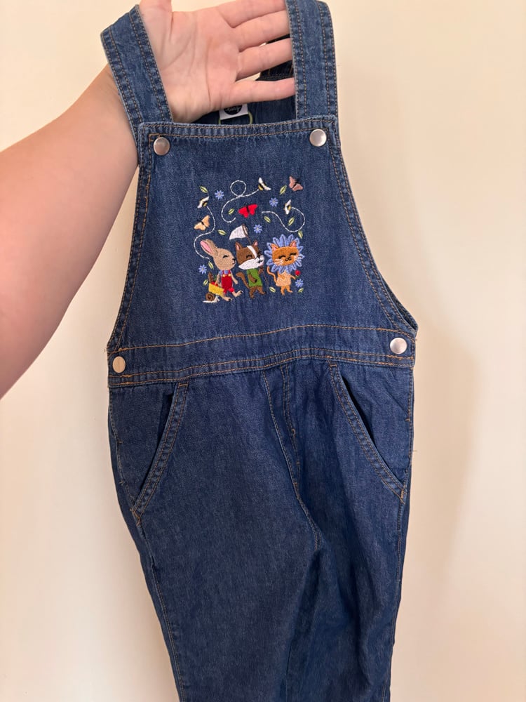 Image of 3-4 denim dungas