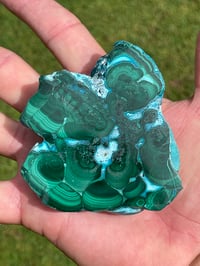 Image 5 of Malachite And Chrysocolla Polished Face #1841
