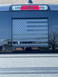 Image 1 of 2019+ Ram Sliding Window American Flag