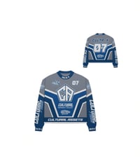 Moto Racing Jersey (Navy & Grey)
