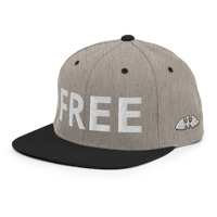 Image 1 of Classic Grey (Black Brim) FREE Snapback Hat (SS 2025)