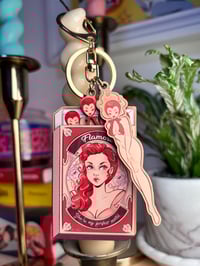 Image 2 of You are my perfect match wooden keychain