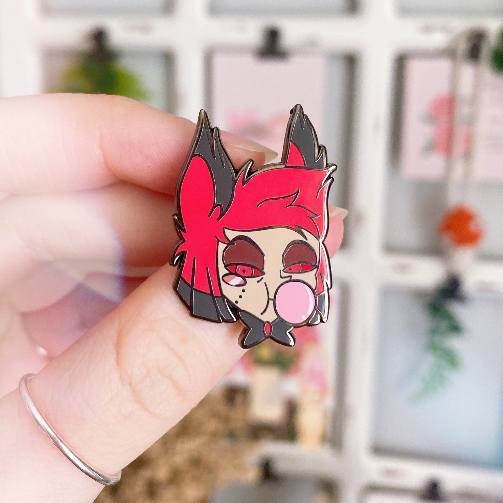 Hazbin Hotel Bubblegum Pins | Moon Rose Cafe