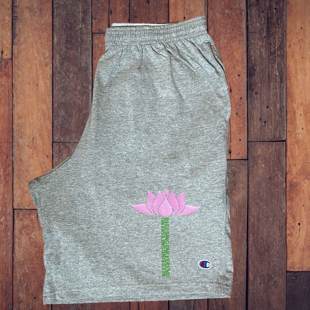 BNE Lotus Flower Champion Shorts (grey)