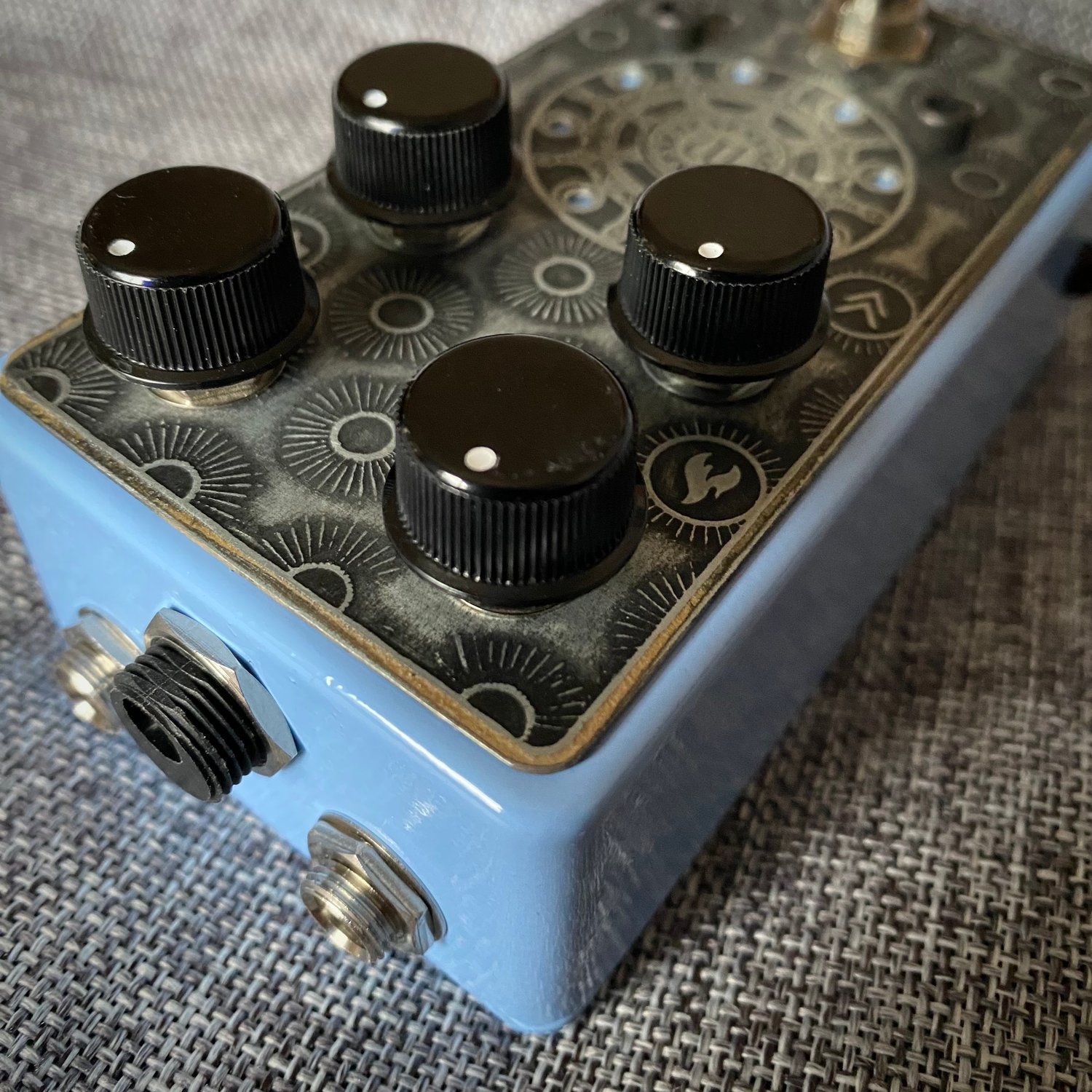 Image of Silver Bell Overdrive (Silicon Diodes, Round Knobs)