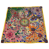 Image 1 of Hermès Cashmere Shawl "L'Arbre du Vent" by Montserrat Gonzalez-Lugo 140cm