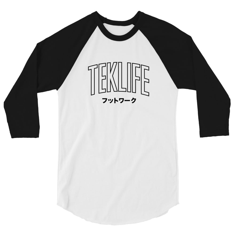Image of TEKLIFE038 3/4 sleeve raglan shirt