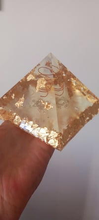 Image 3 of 💥 Géométrie Sacrée: Pyramide énergétique Unique au Nbre D'OR CRISTAL de Vogel 