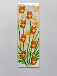 Image 2 of Lot de Marque-page Kawaii – Petits Chats & Fleurs 🌸