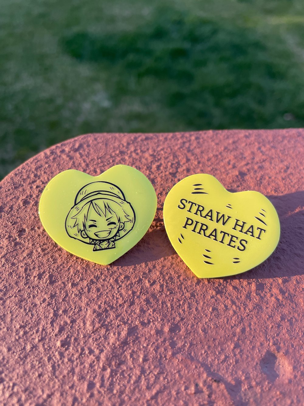 Image of OP Sweetheart Enamel Pins (Set of 2)