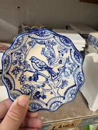 Image 1 of Little bird in the cherry blossom trinket dish
