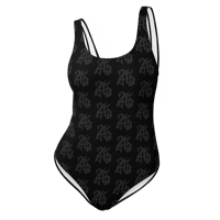 Image 2 of Murdered Out One-Piece Swimsuit