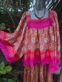 Image 6 of Gypset smock shocking pink oranges