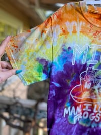 Image 2 of SMALL MILF Man I Love Frogs Tie Dye Shirt H23