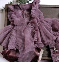 Image 5 of Newborn Photoshoot set - Elise - | dark purple