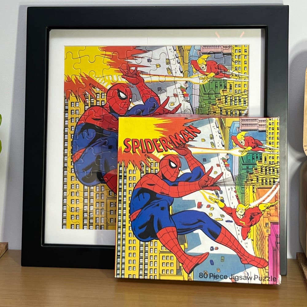 Spider-Man, 80-piece Jigsaw by Hestair, 1981