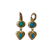 Image 1 of Turquoise Drop Earrings