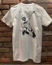 Drailz skeleton blader white shirt
