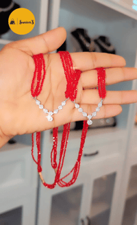 Image 3 of Mimi_Short American Diamond Hydropotey Mangalsutra 