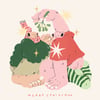 ‘Christmas Kisses’ - Christmas Card