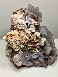 Image 11 of QR Code Fluorite & Barite Specimen #2586