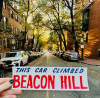 Image 2 of This Car Climbed Beacon Hill bumper sticker